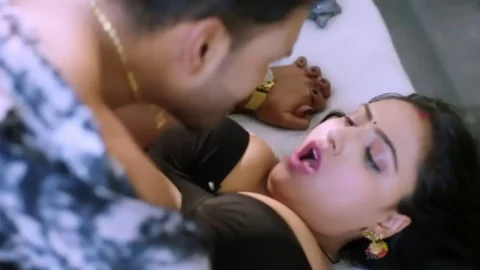 Shyna Khatri Romantic Sex with Gaurav Singh in Bedroom
